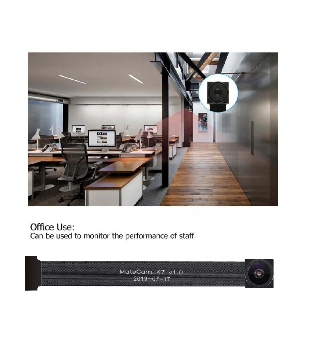 Espía, detector de cámara oculta, cámara WiFi 1080P para seguridad de  oficina en casa, cámara interior con detección de movimiento, visión  nocturna
