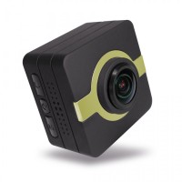 Matecam X1 WIFI vedenalainen kamera 4K -HI HD 1080P toimintakamera vedenpitävä ratsastukseen, kilpa-ajoon, hiihtoon, moottoripyöräilyyn, motocrossiin ja vesiurheiluun Mini DVR Auton avaimet mikro RC-kamera Pyöräilykypärä Cam Green