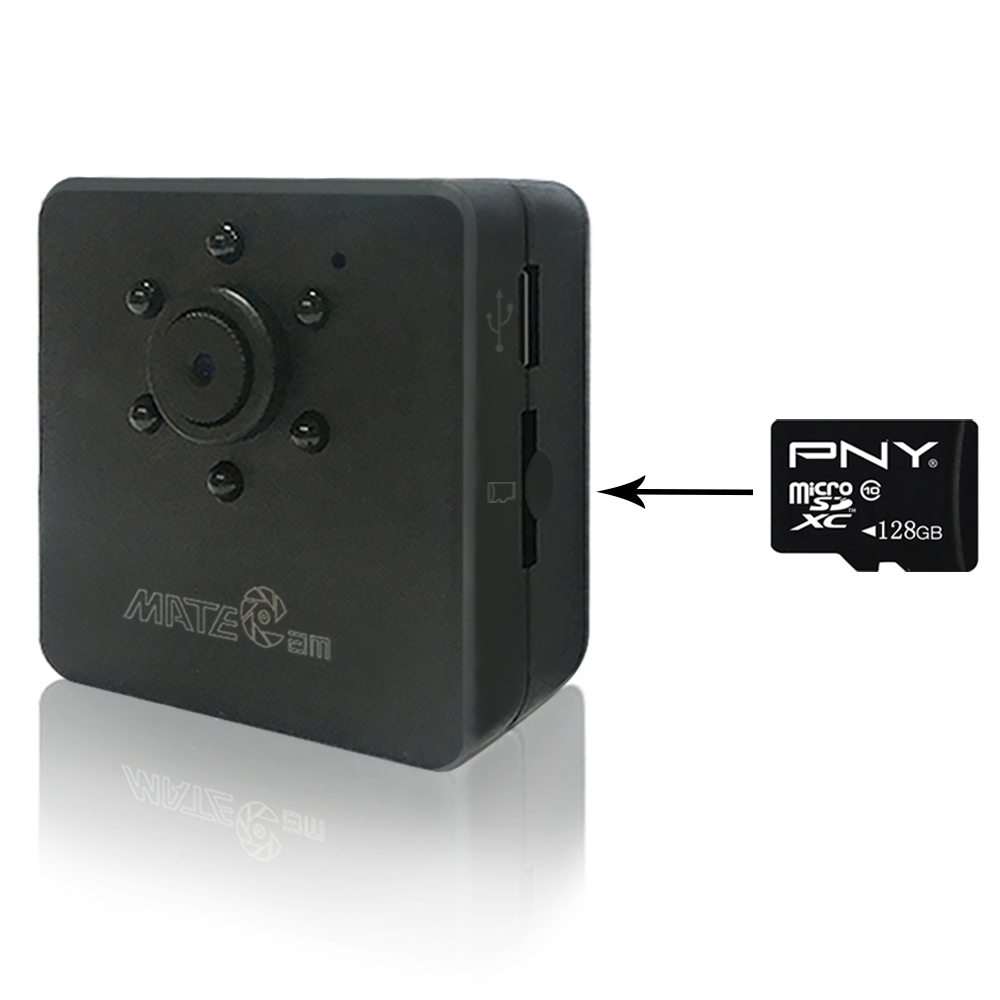 Mini cámara espía 1080P cámara oculta - Cámara portátil pequeña HD para  niñera con visión nocturna y detección de movimiento - Cámara de seguridad  encubierta interior para el hogar y la oficina 