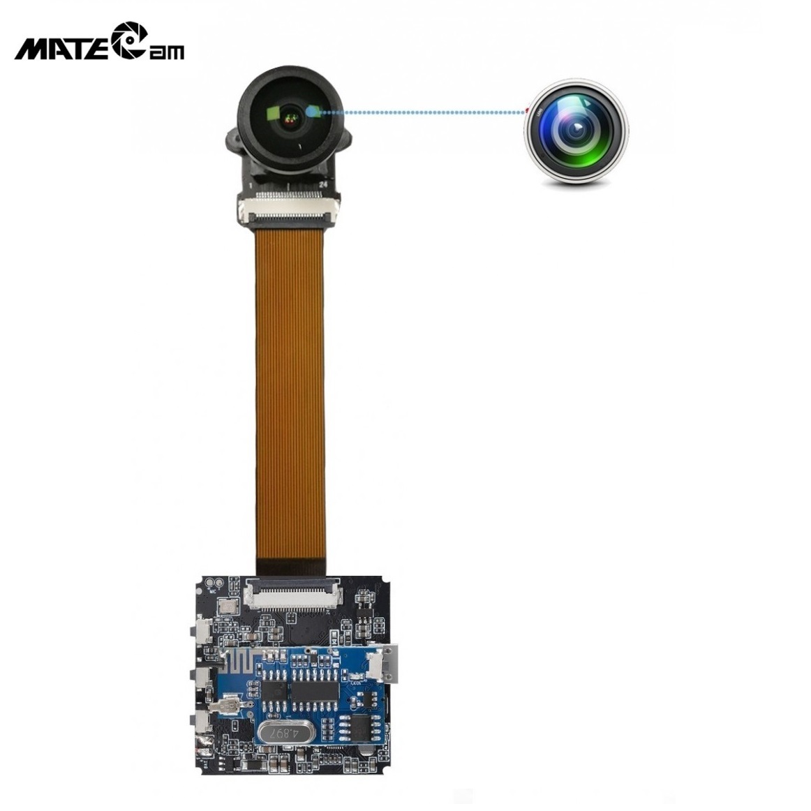 4K Real Ultra HD langaton DIY -kamera iso laajakulmainen 6 cm:n mini-DVR liikkeentunnistus Nanny Cam -turvajärjestelmä APP Ohjaustoimintakamera jopa 400 Gt